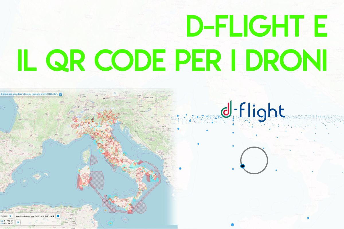 D-flight e QR code per i droni